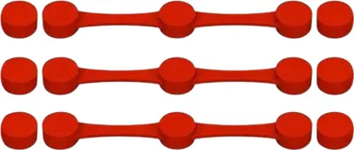 Produktbild von Magnetischer Silikon-Schnallenverschlussclip für Pergamentpapiereinlagen, hitzebeständiger Schnellverschluss-Clip für Air Fryer-Papierhalter