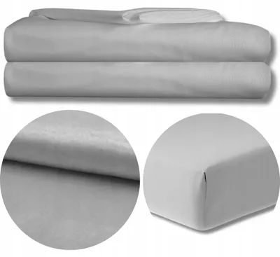 Produktbild von Bettlaken - Spannbettlaken - Mikrofibra - Grau - 120g/m2 - 160x200 cm - Hochwertiges