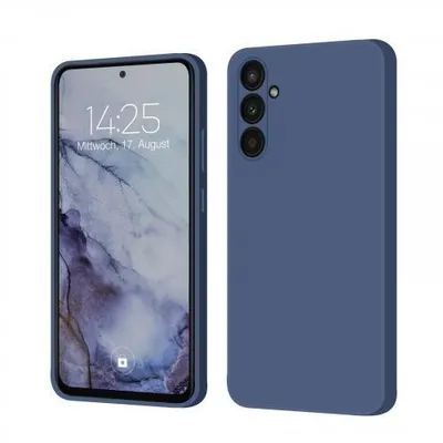 Produktbild von Liquid Silikon Hülle für Samsung Galaxy A54 5G - Farbe: Lavvendelblau - Modellkompatibilität: Für Samsung Galaxy A54 5G - Displayglas: Ohne 9H Displayglas