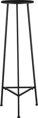 Image de Mica Decorations Adine Table de plantes - H120 x Ø35 cm - Métal - Noir