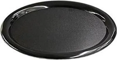 Produktbild von WACA Kaffeehaustablett Serviertablett oval aus Melamin schwarz