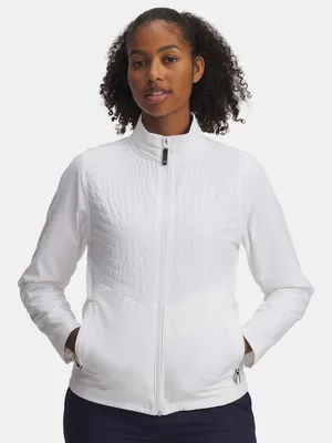 Produktbild von Under Armour UA Drive Pro FZ-WHT Damenjacke SM