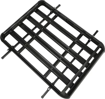 Obrázok produktu pre Strešný nosič na batožinu 140 cm – univerzálny strešný nosič pre SUV – strešný nosič 140 × 100 cm – hliník – nosnosť do 150 kg