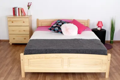 Produktbild von Kinderbett / Jugendbett Kiefer massiv Vollholz natur 79, inkl. Lattenrost - 140 x 200 cm (B x L)