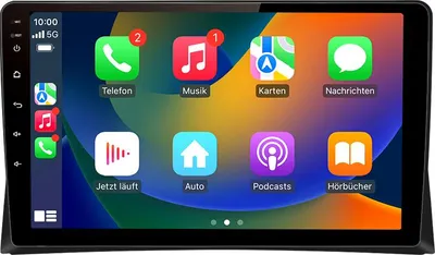 Obrázok produktu pre Android autorádio 9 palcov 64 GB pre VW T5 Multivan 2009-2015 s CarPlay a Android Auto navigáciou a Bluetooth