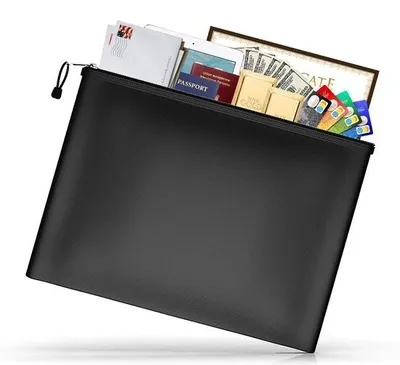 Immagine prodotto di Borsa da viaggio impermeabile e antipolvere - 29 x 20,5 cm - Nero