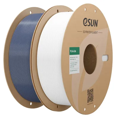 Obrázok produktu pre eSUN PLA vlákno, priemer 1,75 mm, farba: sivá + chladná biela, 2 kg