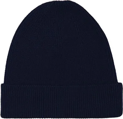 Immagine prodotto di Neutral O93057 | Beanie 1x1 Rib - Cotone  Fairtrade - Colore: Navy - Taglia: Unica