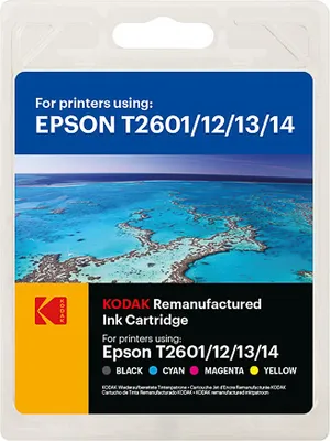Produktbild von Kodak 185E026121 kompatibel für Epson XP-610 C13T26164010 T2601/2/3/4
