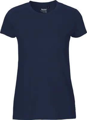 Produktbild von Neutral O81001 | damen Fitted T-Shirt / 100% Fairtrade-Baumwolle - Farbe: Navy - Größe: S