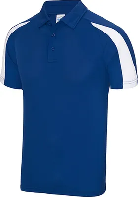 Obrázok produktu pre Just Cool JC043 | Contrast Cool Sport Poloshirt + WRAP certified - Farba: Royal Blue/Arctic White - Veľkosť: L