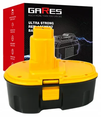 Obrázek produktu pro GARES Akumulátor Baterie pro Dewalt DC380N DD925 DW056 DCD925 | 18 V 3Ah | Zesílená série High-Performance | Vysoký výkon |