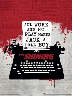 Immagine prodotto di Shining - Macchina da scrivere - 30x40 cm - Poster