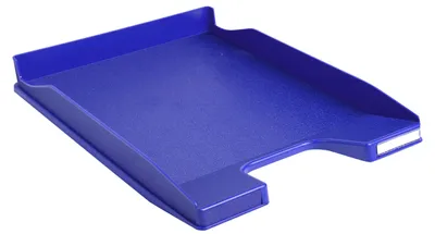 Produktbild von Kleine A4 Brievenbox, robust, stapelbar, mittelblau