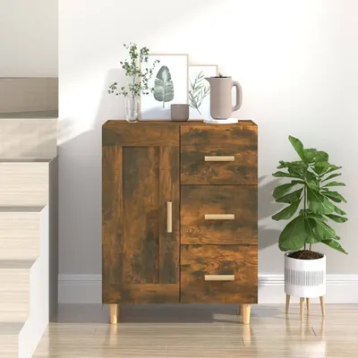 Obrázek produktu pro vidaXL Příborník kouřový dub 69,5x34x90 cm výrobek ze dřeva