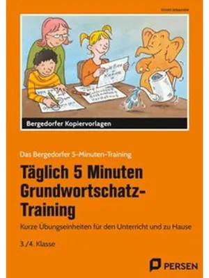 Obrázek produktu pro Täglich 5 Minuten Grundwortschatz-Training - 3./4. Klasse