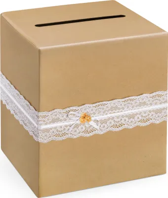 Produktbild von PartyDeco PUDTM2-KARTON, Aufbewahrungsbox, Braun, Rechteckig, Papier, Einfarbig, Drinnen