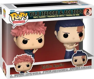 Produktbild von Jujutsu Kaisen Figuren-Set: Yuji Itadori & Aoi Todo, 2er-Pack