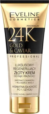 Zdjęcie produktu dla Eveline Cosmetics 24k Gold – krem do rąk, nawilżenie, ukojenie