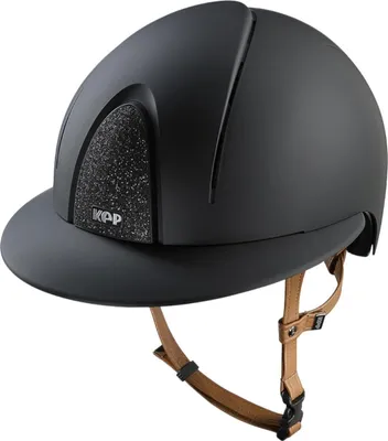 Produktbild von KEP Smart Nova Textile beige Strap Polo Visor Star Reithelm