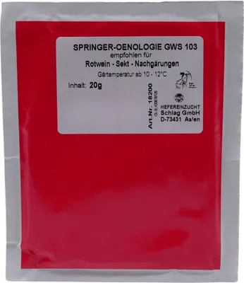 Produktbild von 5 x VINA Hefe für Rotwein und Schaumwein 20g - Weinhefe, Trocken Wein Hefe