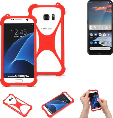 Produktbild von K-S-Trade Handy-Hülle kompatibel mit Nokia 5.3 Schutz-Hülle Bumper Silikon Schutz Hülle Cover Case Silikoncase Silikonbumper TPU Softcase