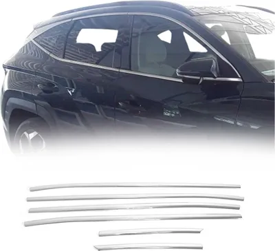 Immagine prodotto di Modanature finestra per Hyundai Tucson NX4 2022-2025 acciaio inox cromo 6pcs