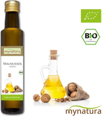 Produktbild von Walnussöl – Hochwertiges Pflanzenöl für feine Küche und vielseitige Anwendungen 0,5L