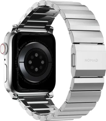 Obrázek produktu pro Nomad, nramek V2 pro Apple Watch 1-9 a SE 42-44-45 mm, stbrn