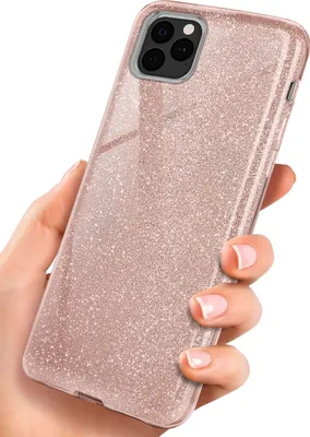 Produktbild von GLITTER-Case für iPhone 12 Pro Max, Farbe:Gloss - Rosé