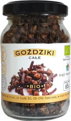 GOŹDZIKI CAŁE BEZGLUTENOWE BIO 65 g - PIĘĆ PRZEMIAN