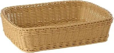 Produktbild von APS 50710 Korb PROFI LINE, 40 x 30 cm, Höhe 10 cm, Polypropylen, Bäcker-Maß, beige