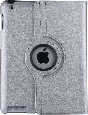 Produktbild von Apple iPad 2-3-4 Book Case Silber – Tablet-Hülle – um 360 Grad drehbar