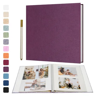 Produktbild von Selbstklebendes Fotoalbum 33x32cm mit 40 Seiten und Metallstift