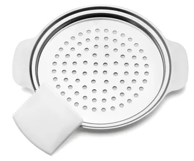 Obrázok produktu pre Weis 160350 Weis nerezová doska na spaetzle Krájač na spaetzle s okrúhlym otvorom 8 mm
