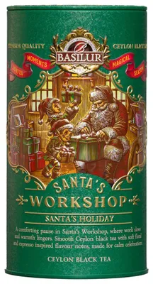 Imagen del producto de Té negro Basilur "Santa's Holiday", lata - 75 g