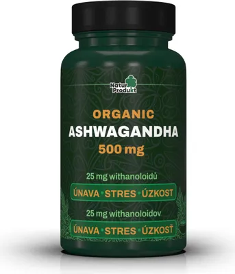 Obrázek produktu pro Přírodní produkt Ashwagandha, 60 tablet