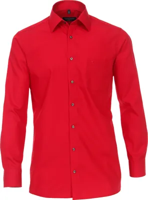 Produktbild von Casa Moda Hemd rot Baumwolle Comfort Fit