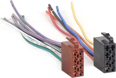 Produktbild von Audioproject A154 - Autoradio Radioadapter ISO - offene Enden Strom + Lautsprecher Kabel Universal kompatibel VW Opel Ford
