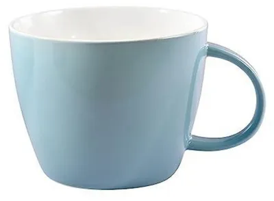 Immagine prodotto di Tazza grande in porcellana turchese, capacità 30 once, ideale per caffè, tè, zuppe, gelato, cereali, adatta al microonde e alla lavastoviglie