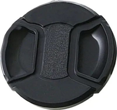 Produktbild von 58 -mm -Mitte -Prise -Schnappschreiber auf der vorderen Objektivkappe für Canon Nikon Sony mit Schnur