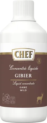 Obrázek produktu pro Tekutý koncentrát ze zvěřiny CHEF ideální do polévek a omáček 1000ml