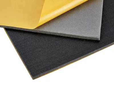 Obrázek produktu pro Samolepicí izolační podložka, rozměry 200 x 500 x 10 mm, černá, pro akustickou izolaci