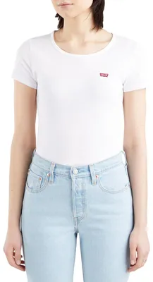 Produktbild von Levi's Damen 2-Pack Tee T-Shirt, White + & Annalise Stripe, XS
