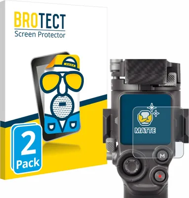 Produktbild von 2x BROTECT Schutzfolie für DJI RS 4 Pro Displayschutz Displayschutzfolie Folie Matt Entspiegelungsfolie