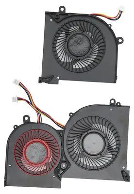 Obrázek produktu pro Chladicí ventilátor pro CPU a GPU, 4pinový, s dobrým odvodem tepla, chladicí ventilátor pro notebooky MSI GS65 MS 16Q2, pro procesory 16Q2, pro grafické karty 16Q2, pro CPU i GPU
