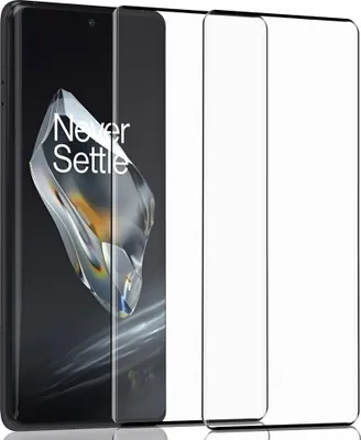 Produktbild von 2-Pack OnePlus 12 Displayschutzfolie - Gehärtetes Glas 9H - Super Qualität 3D