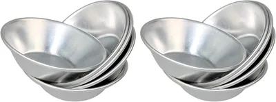 Productafbeelding van 24 geanodiseerde aluminiumvormen voor eieren, taartjes, cupcakes, cakes, koekjes en pudding, verpakt per 2