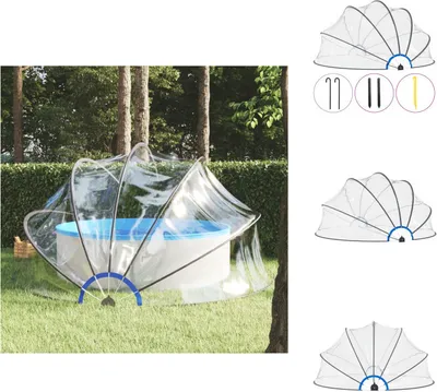 Obrázek produktu pro vidaXL Bazénová kopule 440x220 cm - Kryty a podložky pod bazény