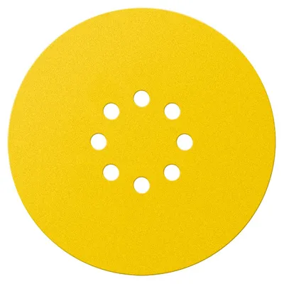Produktbild von Schleifscheiben mit Klettverschluss, 225 mm, Körnung P120, 5 Stück, mit 8 Löchern